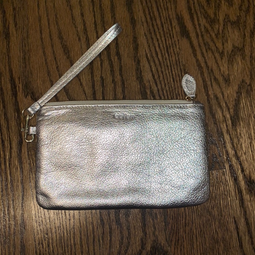 befen silver purse clutch